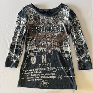 Vanilla sugar grunge shirt